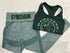 Gysmshark | Legacy Graphic Sports Bra - Dark Green
